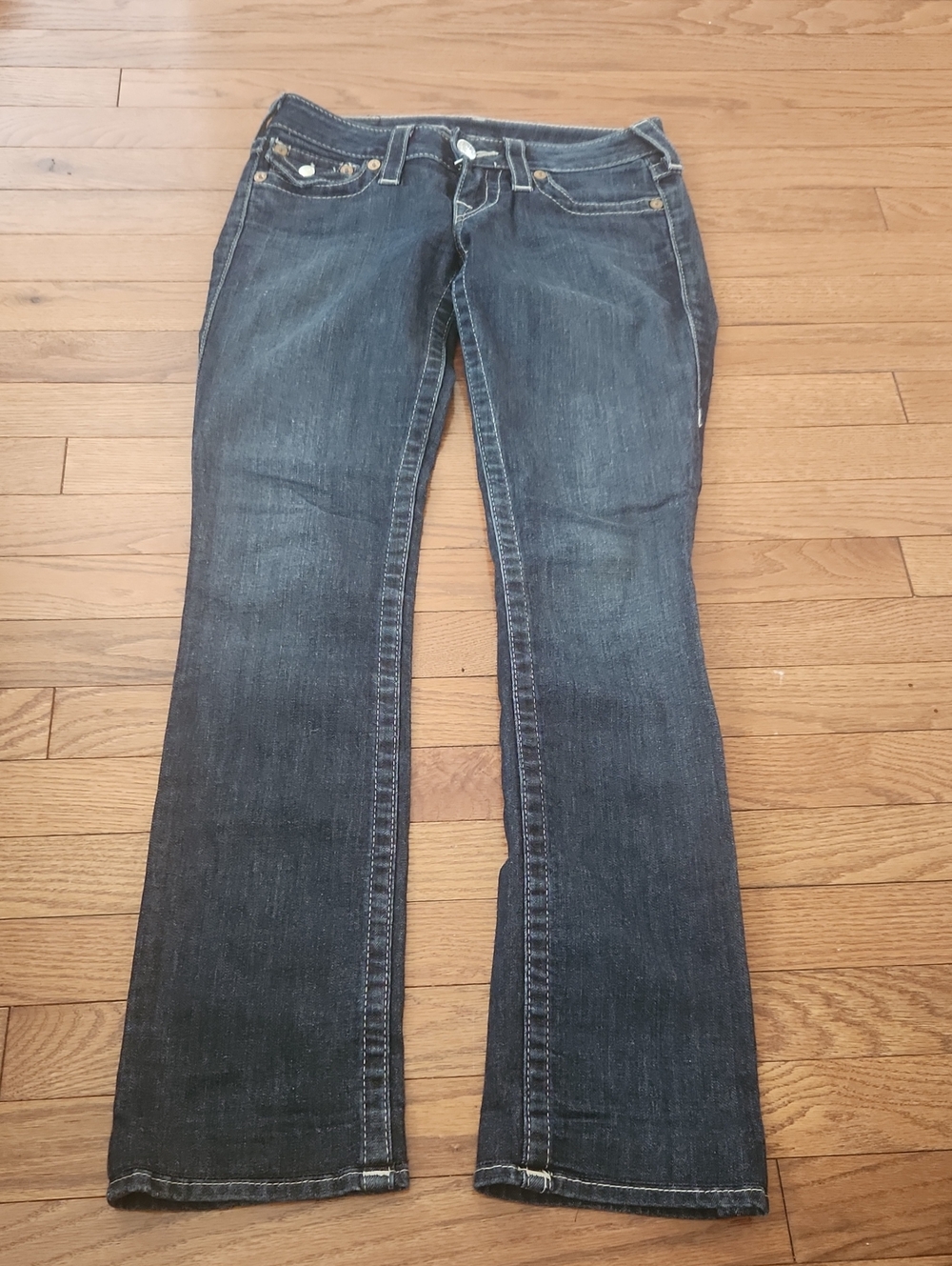 True Religion Women's Straight Leg Jeans Size 25 Blue